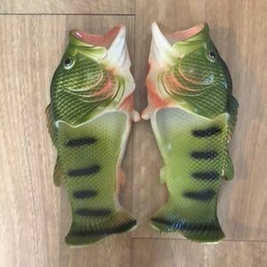 Fish Flip Flop slides. Men’s size 9